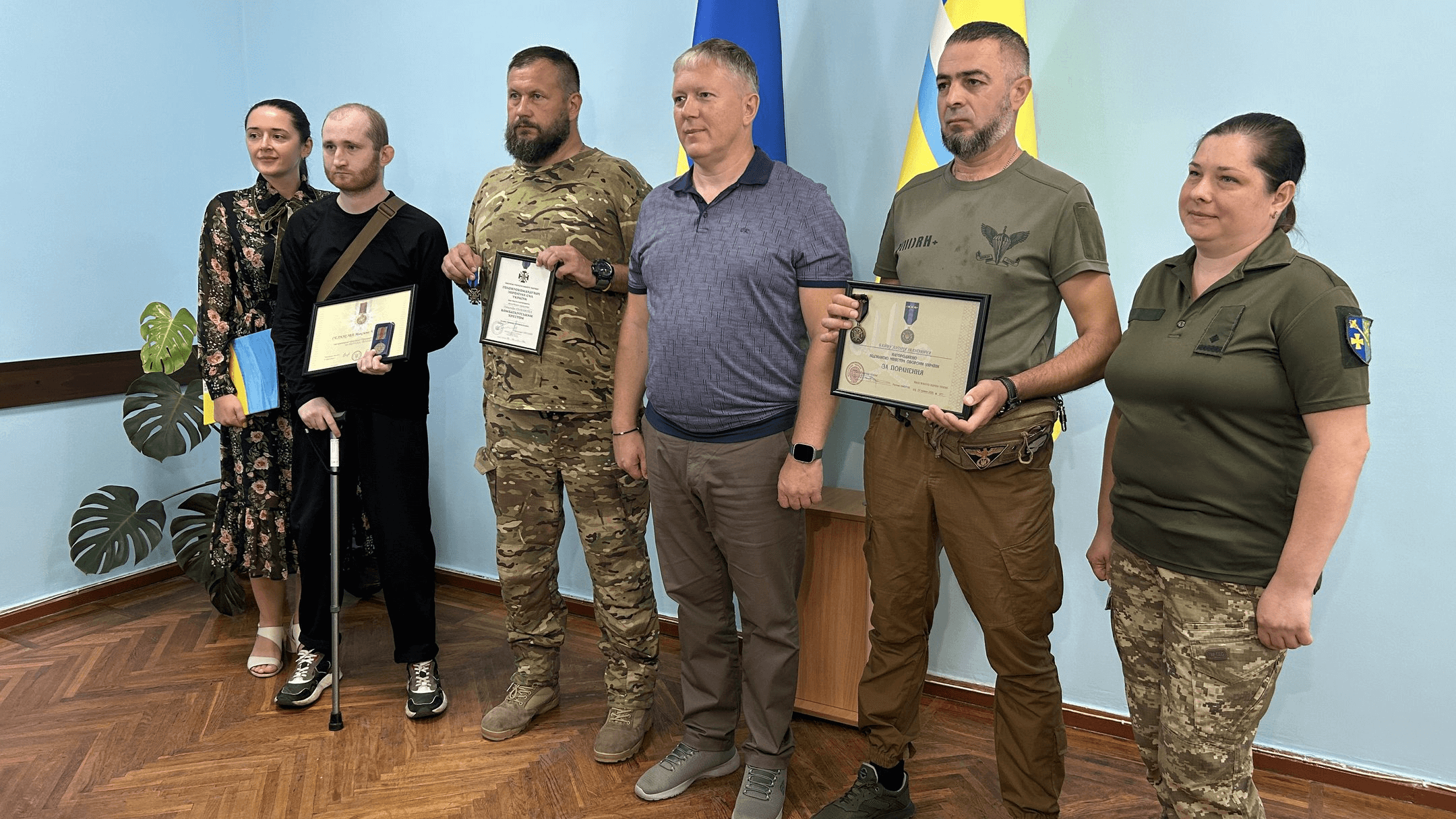 Трьох військових із Кременчука відзначили державними нагородами