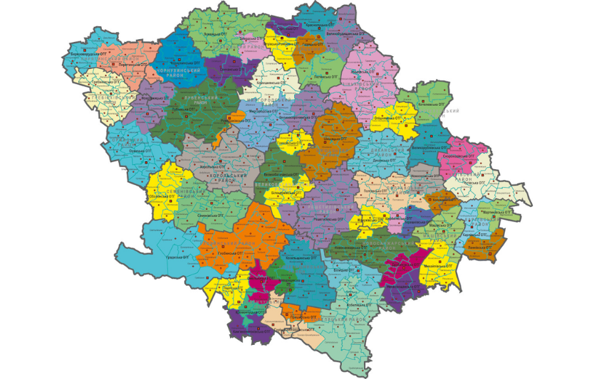 Територіальні громади Полтавської області: структура та особливості